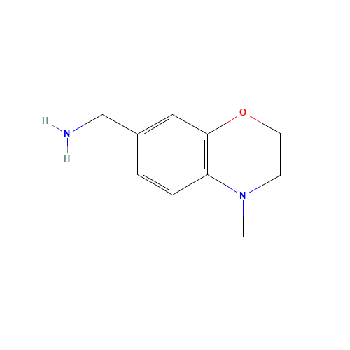 (4-methyl-2,3-dihydro-1,4-benzoxazin-7-yl)methanamine (CAS: 946409-08-1) - Related Chemical Product