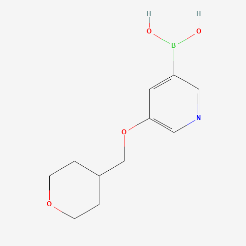 [5-(oxan-4-ylmethoxy)pyridin-3-yl]boronic acid (CAS: 1610520-35-8) - Related Chemical Product
