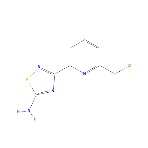 3-[6-(bromomethyl)pyridin-2-yl]-1,2,4-thiadiazol-5-amine (CAS: 1179360-61-2) - Related Chemical Product