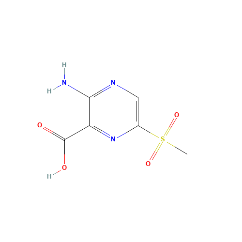 3-amino-6-methylsulfonylpyrazine-2-carboxylic acid (CAS: 1134-88-9) - Related Chemical Product