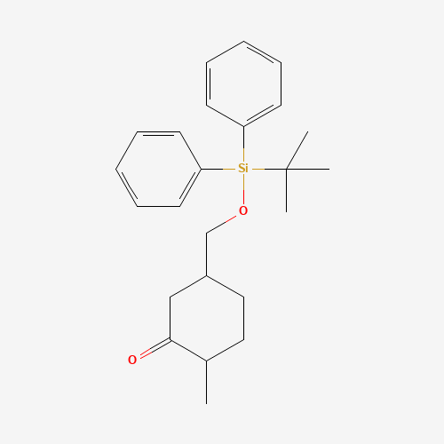 5-[[tert-butyl(diphenyl)silyl]oxymethyl]-2-methylcyclohexan-1-one (CAS: 1621912-12-6) - Related Chemical Product