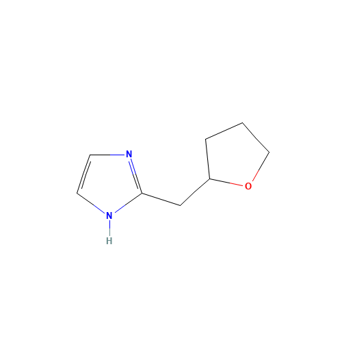 2-(oxolan-2-ylmethyl)-1H-imidazole (CAS: 1203673-07-7) - Chemical Structure and Molecular Formula 