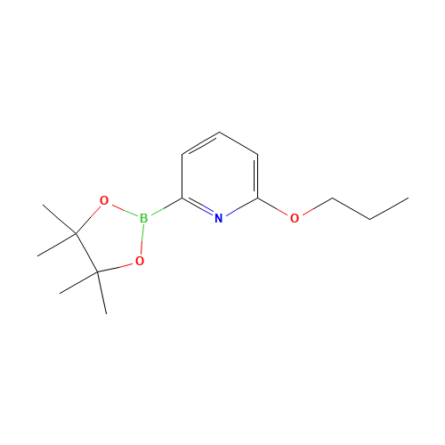 2-propoxy-6-(4,4,5,5-tetramethyl-1,3,2-dioxaborolan-2-yl)pyridine (CAS: 1309982-31-7) - Related Chemical Product