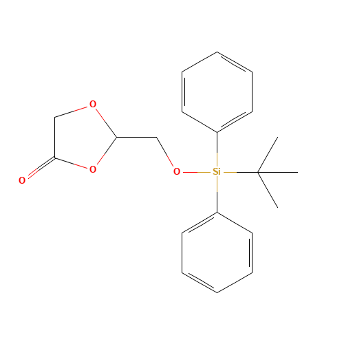 2-[[tert-butyl(diphenyl)silyl]oxymethyl]-1,3-dioxolan-4-one (CAS: 145397-22-4) - Related Chemical Product