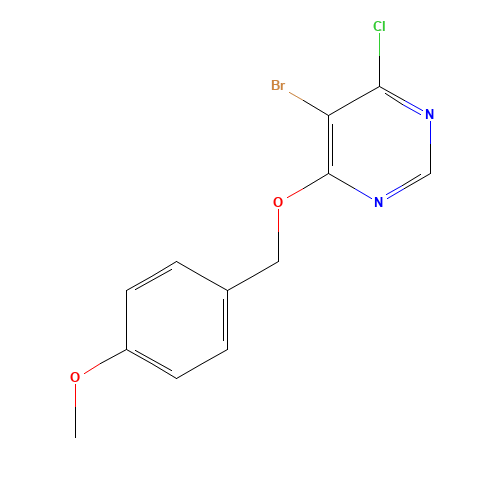 5-bromo-4-chloro-6-[(4-methoxyphenyl)methoxy]pyrimidine (CAS: 1325694-78-7) - Related Chemical Product