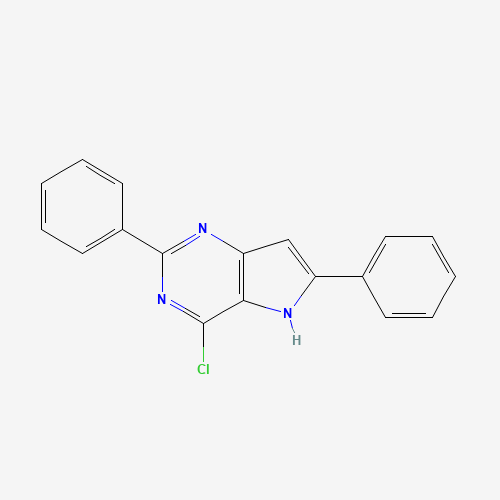 4-chloro-2,6-diphenyl-5H-pyrrolo[3,2-d]pyrimidine (CAS: 237435-25-5) - Related Chemical Product