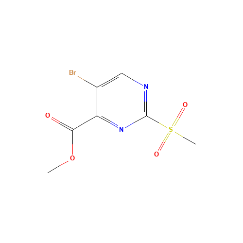 methyl 5-bromo-2-methylsulfonylpyrimidine-4-carboxylate (CAS: 1060795-14-3) - Related Chemical Product