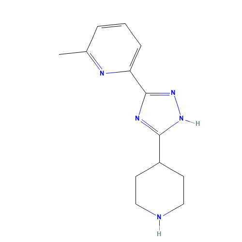 2-methyl-6-(5-piperidin-4-yl-1H-1,2,4-triazol-3-yl)pyridine (CAS: 1116117-16-8) - Related Chemical Product