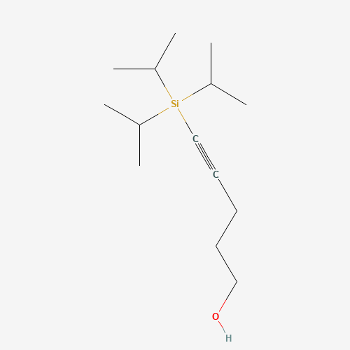 5-tri(propan-2-yl)silylpent-4-yn-1-ol (CAS: 120585-14-0) - Related Chemical Product