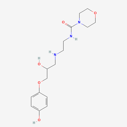 N-[2-[[2-hydroxy-3-(4-hydroxyphenoxy)propyl]amino]ethyl]morpholine-4-carboxamide (CAS: 81801-12-9) - Related Chemical Product