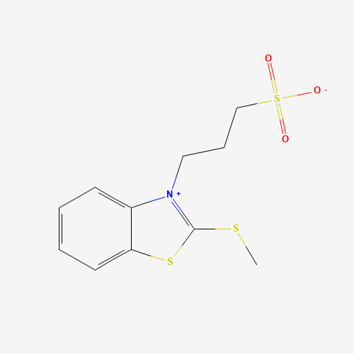 3-(2-methylsulfanyl-1,3-benzothiazol-3-ium-3-yl)propane-1-sulfonate (CAS: 63149-05-3) - Chemical Structure and Molecular Formula 
