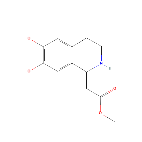 methyl 2-(6,7-dimethoxy-1,2,3,4-tetrahydroisoquinolin-1-yl)acetate (CAS: 263570-28-1) - Related Chemical Product