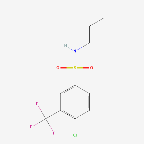 4-chloro-N-propyl-3-(trifluoromethyl)benzenesulfonamide (CAS: 731776-57-1) - Related Chemical Product