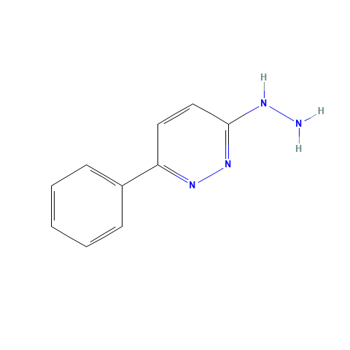 (6-phenylpyridazin-3-yl)hydrazine (CAS: 38956-80-8) - Chemical Structure and Molecular Formula 