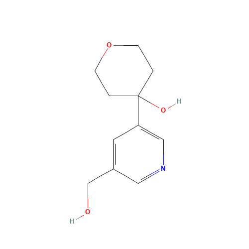 4-[5-(hydroxymethyl)pyridin-3-yl]oxan-4-ol (CAS: 153607-76-2) - Related Chemical Product