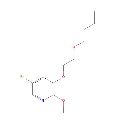 5-bromo-3-(2-butoxyethoxy)-2-methoxypyridine (CAS: 1315545-09-5) - Related Chemical Product