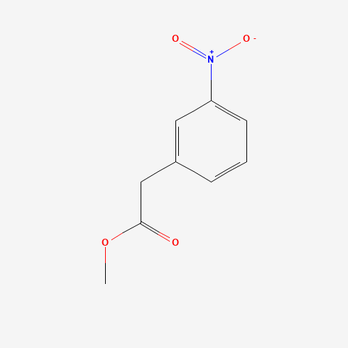 methyl 2-(3-nitrophenyl)acetate (CAS: 10268-12-9) - Chemical Structure and Molecular Formula 