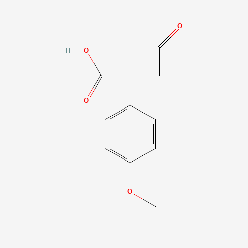 1-(4-methoxyphenyl)-3-oxocyclobutane-1-carboxylic acid (CAS: 1340349-50-9) - Related Chemical Product