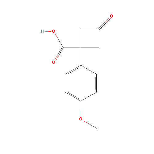 1-(4-methoxyphenyl)-3-oxocyclobutane-1-carboxylic acid (CAS: 1340349-50-9) - Related Chemical Product