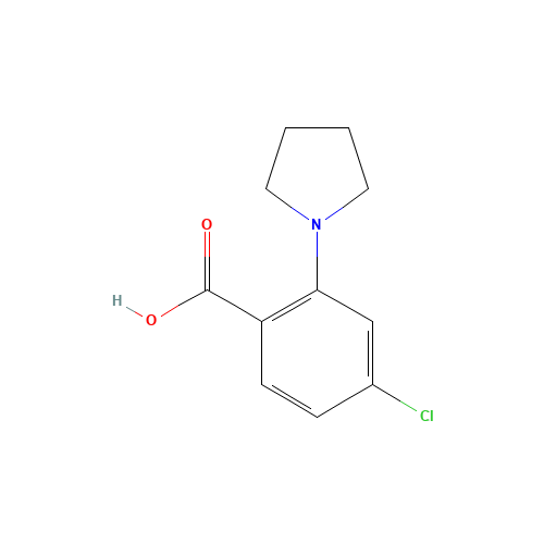 4-chloro-2-pyrrolidin-1-ylbenzoic acid (CAS: 1197193-20-6) - Related Chemical Product