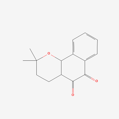 2,2-dimethyl-3,4,4a,10b-tetrahydrobenzo[h]chromene-5,6-dione (CAS: 132820-30-5) - Related Chemical Product
