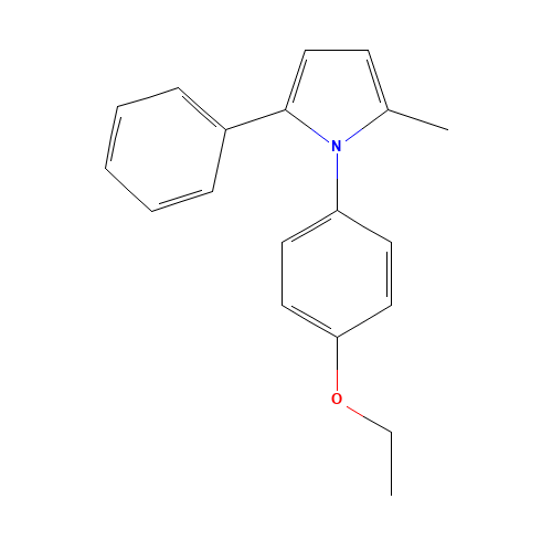 1-(4-ethoxyphenyl)-2-methyl-5-phenylpyrrole (CAS: 647843-56-9) - Related Chemical Product