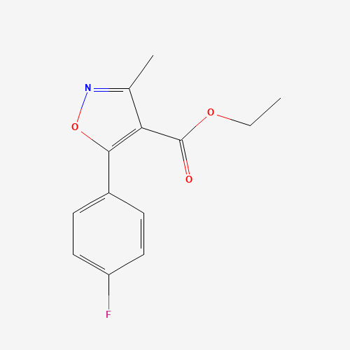 ethyl 5-(4-fluorophenyl)-3-methyl-1,2-oxazole-4-carboxylate (CAS: 1644-03-7) - Related Chemical Product