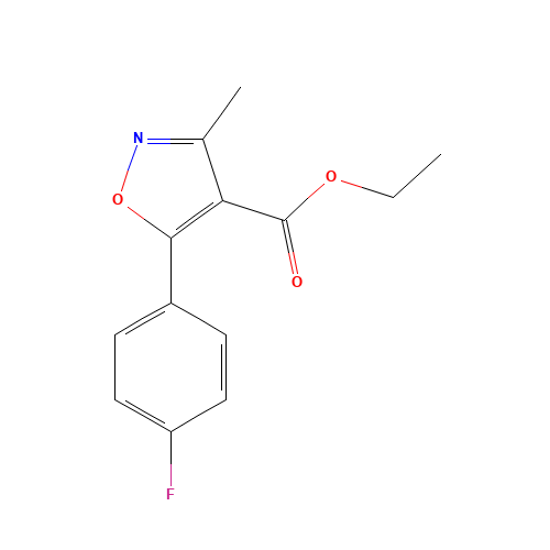 ethyl 5-(4-fluorophenyl)-3-methyl-1,2-oxazole-4-carboxylate (CAS: 1644-03-7) - Related Chemical Product