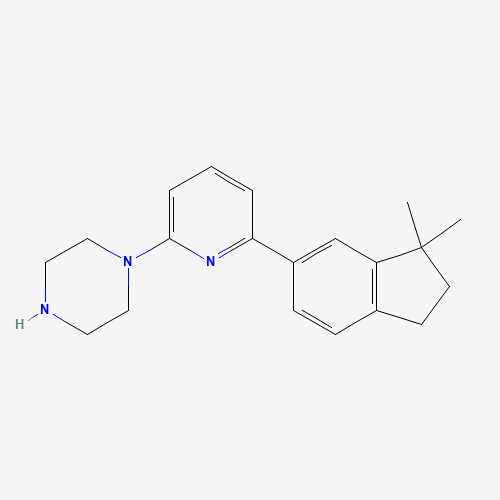1-[6-(3,3-dimethyl-1,2-dihydroinden-5-yl)pyridin-2-yl]piperazine (CAS: 1312463-84-5) - Related Chemical Product