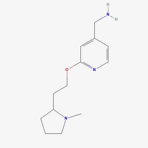 [2-[2-(1-methylpyrrolidin-2-yl)ethoxy]pyridin-4-yl]methanamine (CAS: 1283961-02-3) - Related Chemical Product