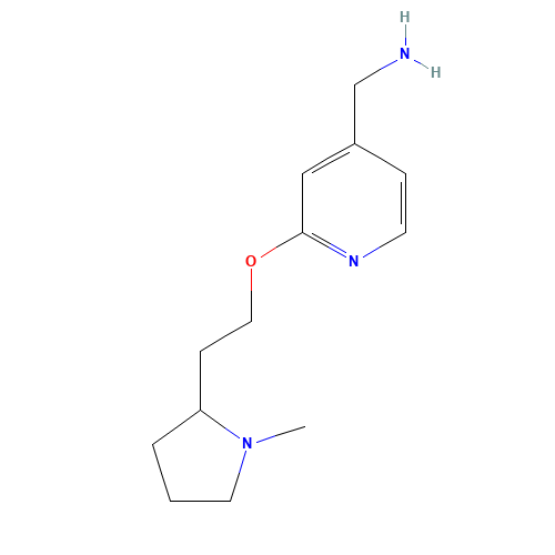 [2-[2-(1-methylpyrrolidin-2-yl)ethoxy]pyridin-4-yl]methanamine (CAS: 1283961-02-3) - Related Chemical Product