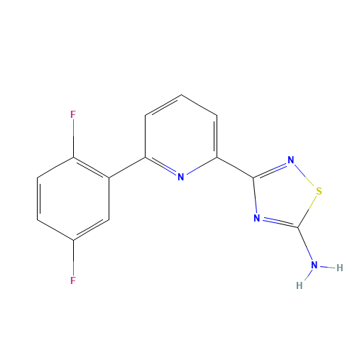 3-[6-(2,5-difluorophenyl)pyridin-2-yl]-1,2,4-thiadiazol-5-amine (CAS: 1179362-87-8) - Related Chemical Product