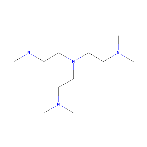 N',N'-bis[2-(dimethylamino)ethyl]-N,N-dimethylethane-1,2-diamine (CAS: 33527-91-2) - Chemical Structure and Molecular Formula 