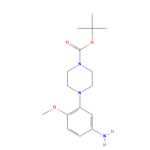 tert-butyl 4-(5-amino-2-methoxyphenyl)piperazine-1-carboxylate (CAS: 148546-91-2) - Related Chemical Product