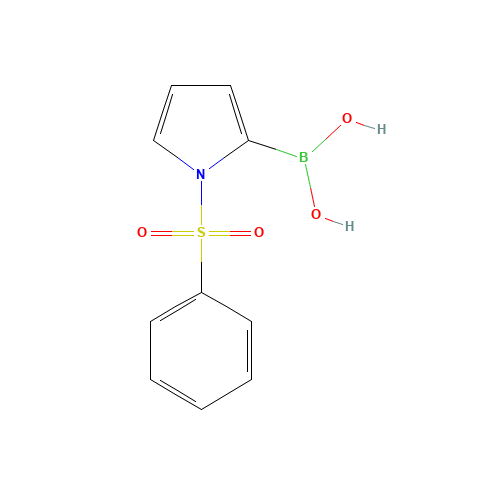 [1-(benzenesulfonyl)pyrrol-2-yl]boronic acid (CAS: 165071-70-5) - Related Chemical Product