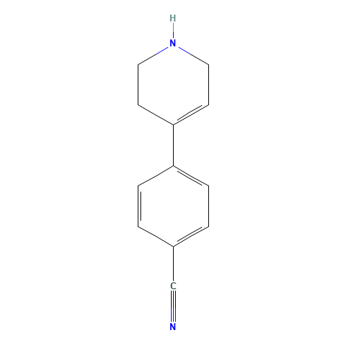 4-(1,2,3,6-tetrahydropyridin-4-yl)benzonitrile (CAS: 460365-22-4) - Related Chemical Product