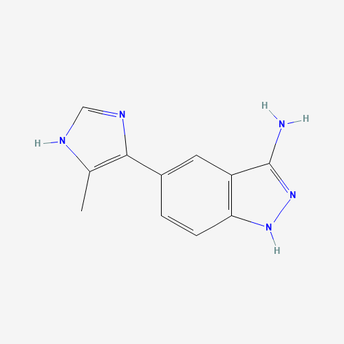 5-(5-methyl-1H-imidazol-4-yl)-1H-indazol-3-amine (CAS: 1093305-37-3) - Related Chemical Product