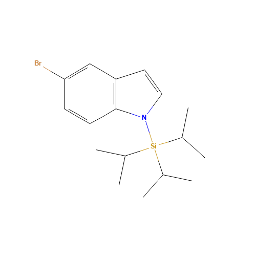 (5-bromoindol-1-yl)-tri(propan-2-yl)silane (CAS: 128564-66-9) - Related Chemical Product