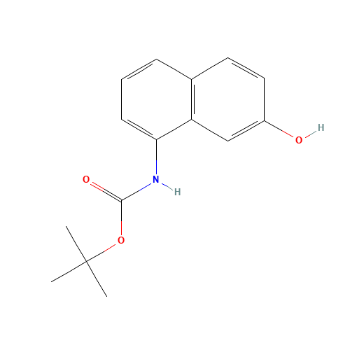 tert-butyl N-(7-hydroxynaphthalen-1-yl)carbamate (CAS: 301548-32-3) - Related Chemical Product