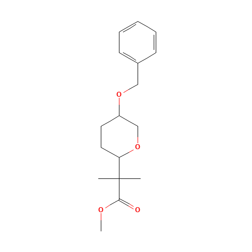methyl 2-methyl-2-(5-phenylmethoxyoxan-2-yl)propanoate (CAS: 1447942-69-9) - Related Chemical Product