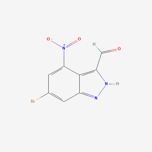 6-bromo-4-nitro-2H-indazole-3-carbaldehyde (CAS: 885519-47-1) - Related Chemical Product