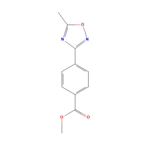 methyl 4-(5-methyl-1,2,4-oxadiazol-3-yl)benzoate (CAS: 196301-94-7) - Related Chemical Product