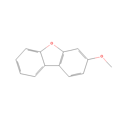 3-methoxydibenzofuran (CAS: 20357-71-5) - Chemical Structure and Molecular Formula 