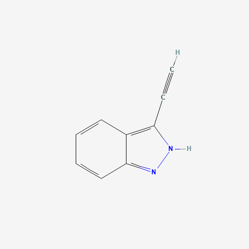 3-ethynyl-2H-indazole (CAS: 1383705-71-2) - Chemical Structure and Molecular Formula 