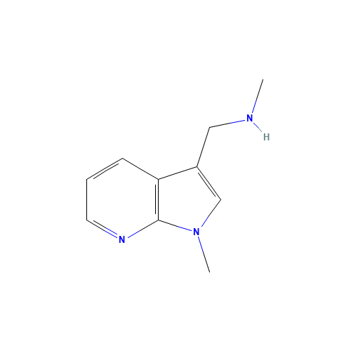 N-methyl-1-(1-methylpyrrolo[2,3-b]pyridin-3-yl)methanamine (CAS: 335033-16-4) - Related Chemical Product