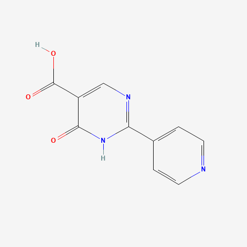 6-oxo-2-pyridin-4-yl-1H-pyrimidine-5-carboxylic acid (CAS: 56406-43-0) - Chemical Structure and Molecular Formula 