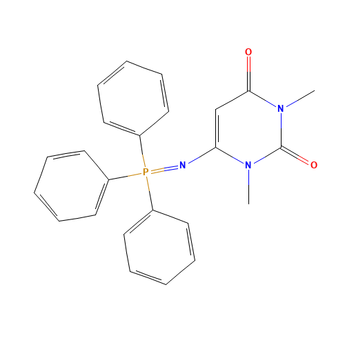1,3-dimethyl-6-[(triphenyl-$l^{5}-phosphanylidene)amino]pyrimidine-2,4-dione (CAS: 99747-54-3) - Related Chemical Product