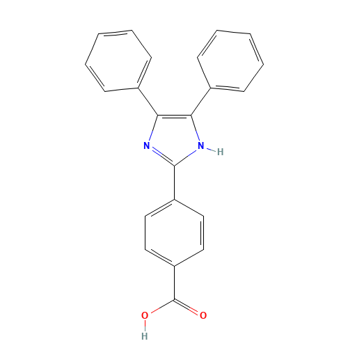 4-(4,5-diphenyl-1H-imidazol-2-yl)benzoic acid (CAS: 5496-35-5) - Related Chemical Product