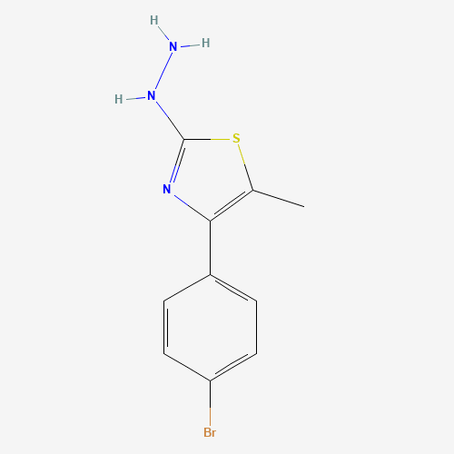 [4-(4-bromophenyl)-5-methyl-1,3-thiazol-2-yl]hydrazine (CAS: 886494-27-5) - Related Chemical Product