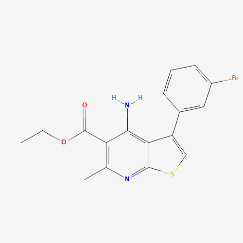 ethyl 4-amino-3-(3-bromophenyl)-6-methylthieno[2,3-b]pyridine-5-carboxylate (CAS: 1312594-58-3) - Related Chemical Product